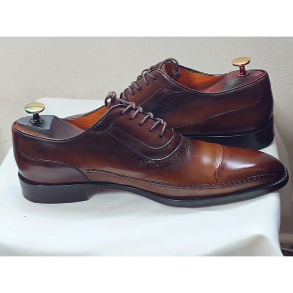 Elegant Brown Leather Men\'s Dress Shoes main image 5